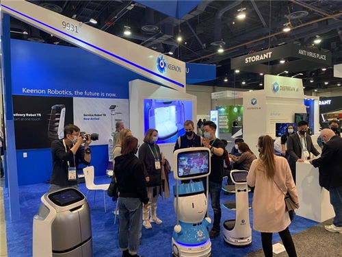 飞赛科技发布中国智造送餐机器人飞鱼，在CES 2022闪亮登场